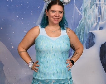 Snowy Queen Athletic Tank Top