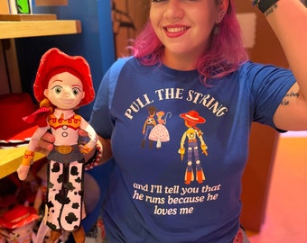 Tira de la camiseta unisex de cuerda