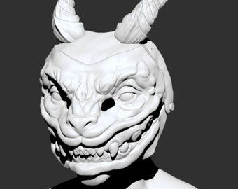 Satyr mask base printing service