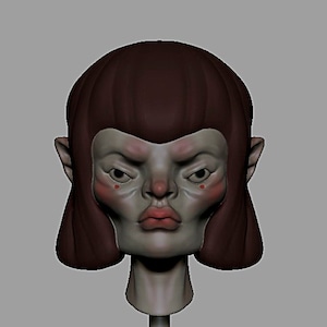 HEAD OF A GIRL doll