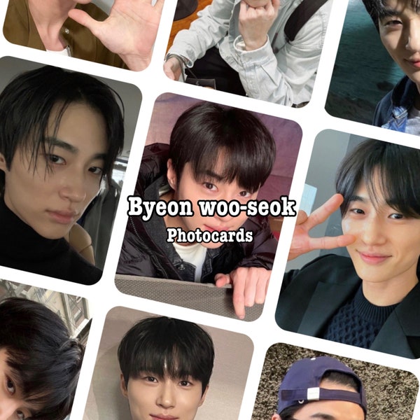 byeon Woo Seok photocards | 9pc