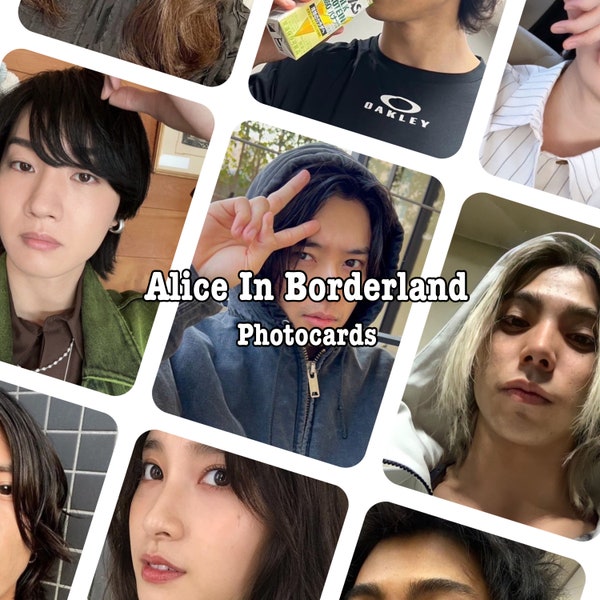 Alice in Borderland photocards Nijiro Murakami \ Kento Yamazaki \ Dori Sakurada \ Tao Tsuchiya \ Tomohisa Yamashita