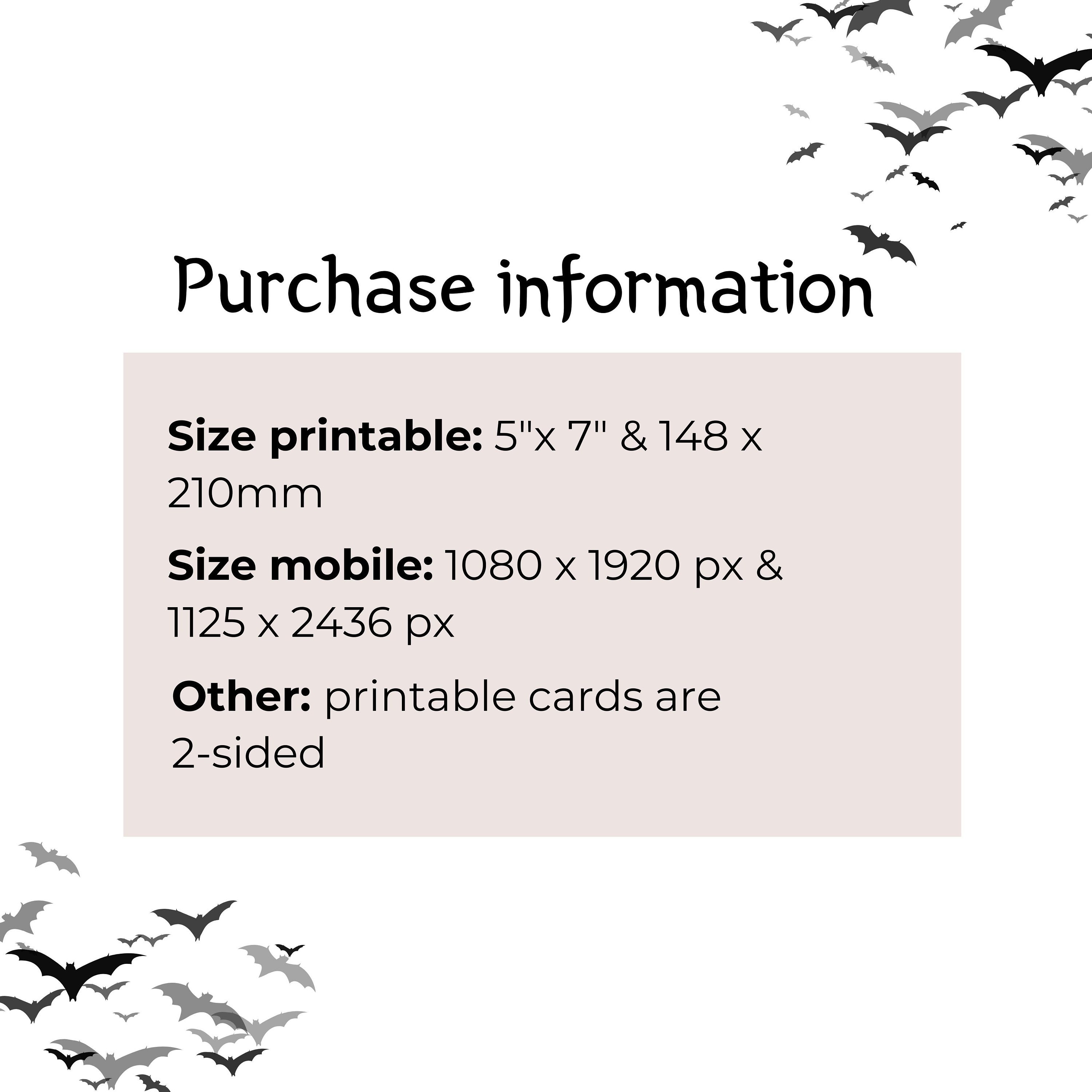 Digital Halloween Mobile &amp; Printable Editable Invitation Template ...