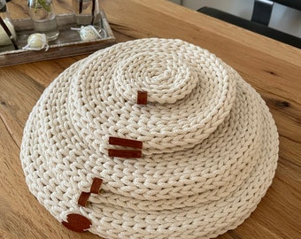 handmade placemat crocheted placemat home accessory gift set glass coaster table decoration coaster