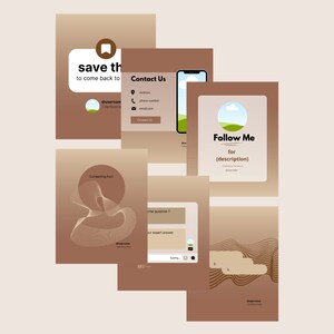 65 modelos de postagens e histórias do Instagram - Canva, negócios, blog, estética minimalista e limpa