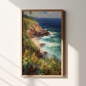 Hawaiian Art Print | Printable Wall Art | Abstract Beach Art |Hawaii Print | Beach Wall Art | Hawaii Decor | Hawaii Poster | Summer Wall Art