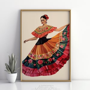 Mexican Wall Art | Printable Art Poster | Mexican Culture Print | Latina Art | Latina Wall Art | Gift for Mexicans | Mexican Decor |