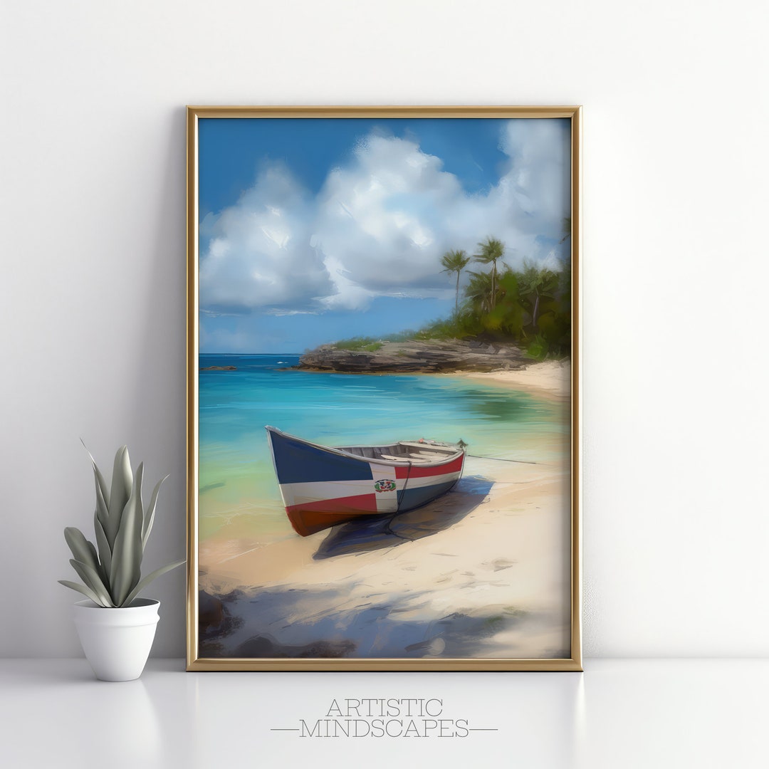 Dominican Art Dominican Republic Wall Art Dominican Print Dominican Poster Dominican Republic