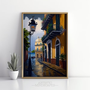 Wand Kunst | Altes San Juan | puertorikanische Kunst | Druckbare Wandkunst | &quot;&quot;Puerto Rico&quot;&quot; | .&quot; Gemälde von puerto Rico | &quot;Puerto Rico Dekor&quot;&quot;