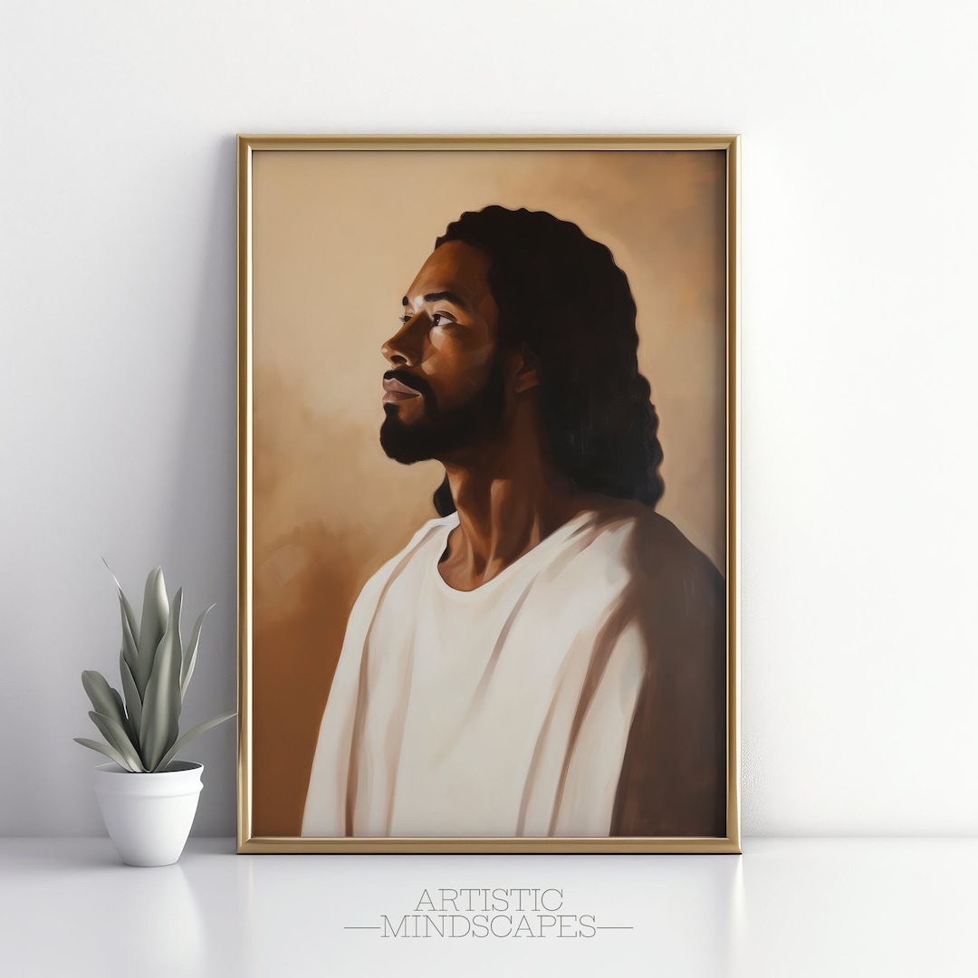 African American Jesus | Printable Wall Art | Jesus Art | Jesus Poster ...