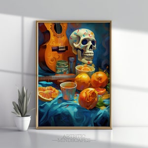 Mexican Kitchen Wall Art | Printable Art | Mexican Culture Print | Mexican Painting | Kitchen Wall Art | Mexican Decor | Mexico Painting