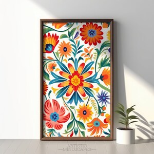 Mexican Pattern Wall Art | Printable Art | Mexican Culture Print ...
