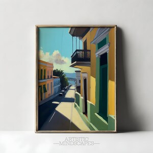 Puerto Rico - Printable Wall Art - Instant Digital Download Print- Puerto Rico Decor | Old San Juan | Puerto rico wall art | Puerto rico art