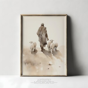 Jesus Christus Kunst | Druckbare Wandkunst | Jesus Druck | Christliche Wanddekoration | Jesus Wandkunst | Christliche Wandkunst | Jesus Aquarell Druck |