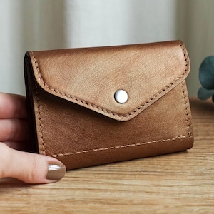 Portafoglio glamour per borsetta, portafoglio in pelle lucida per donna, tasca portamonete con slot per carte