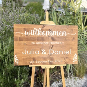 Welcome Sign Wedding Sign - Wedding Sign - Welcome Sign Wedding Modern - Rustic Wedding Decor - Wedding Gift