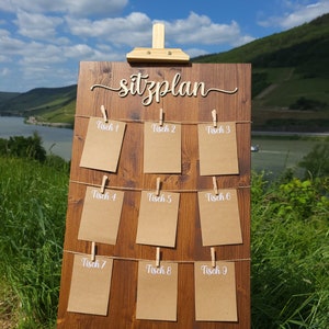 Personalisierter Sitzplan - Hochzeitsschild - Willkommensschild Hochzeit - Hochzeit Sitzplan - Hochzeitsgeschenk - Hochzeit Gästeliste - 3D