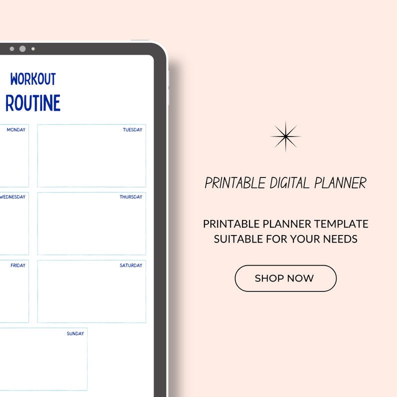 workout-routine-tracker-digital-download-fitness-journey-goal