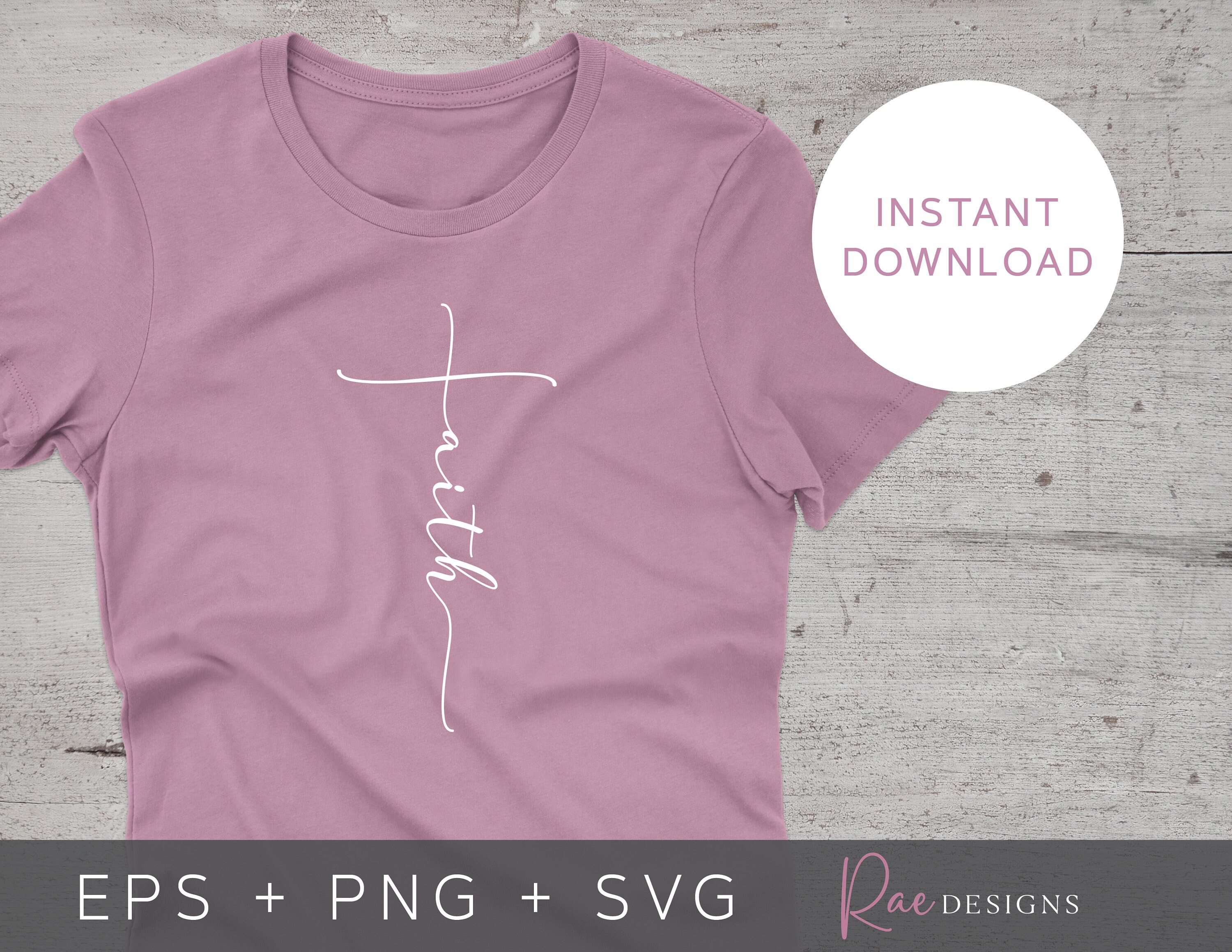 Faith Graphic Instant Digital Download EPS PNG SVG - Etsy