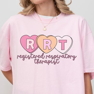 T-SHirt Comfort Colors® pour inhalothérapeutes Cadeaux pour inhalothérapeutes Cadeaux pour inhalothérapeutes Cadeau de remise des diplômes Cadeau pour la Saint-Valentin