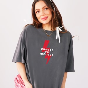 Choose to Include Comfort Colors® Shirt, Neurodiversity Tee, SPED Teacher Gift, Autism Awareness, Support Autism, Inclusion Advocate shirt