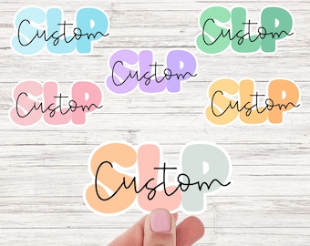 SLP Custom Name Sticker Personalized Speech Language Pathologist Gift Speech Therapist Name Sticker Decal Vinyl Sticker Graduation Gift
