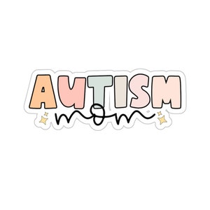 Autism Mom Sticker Neurodiversity Autism Proud Acceptance Mom Gift Autism Decal Vinyl Sticker Neurodiverse Inclusion image 5