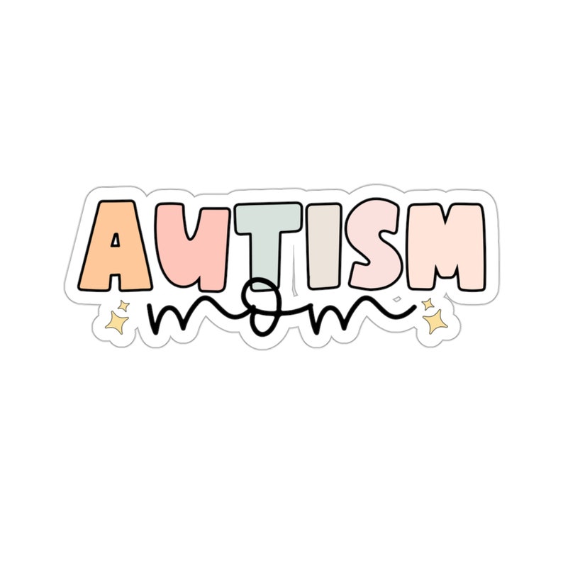 Autism Mom Sticker Neurodiversity Autism Proud Acceptance Mom Gift Autism Decal Vinyl Sticker Neurodiverse Inclusion image 5