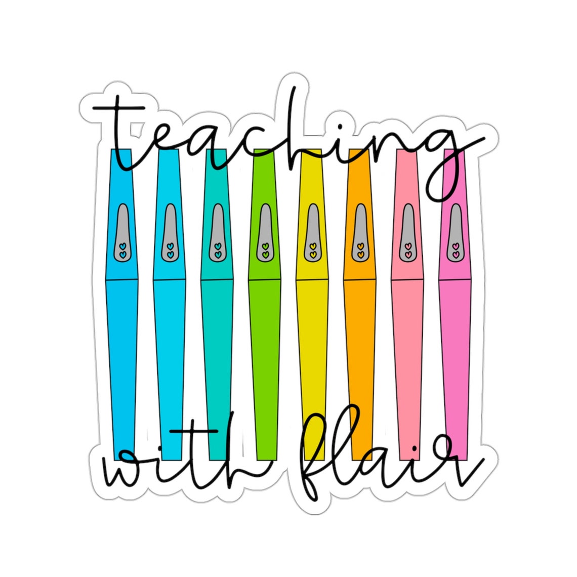 Psf Sticker Teacher Classroom Sticker Vinyl Water Bottle Laptop Sticker Teaching ...