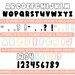 Printable A-Z Retro Bulletin Board Letters Punctuation and Numbers Easy ...