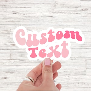Nom personnalisé autocollant enseignants enfants bouteille d&#39;eau autocollants autocollants mignons autocollant pour ordinateur portable autocollant autocollant planificateur autocollant vinyle autocollant