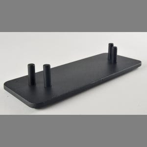 Four Post Glass Art Panel Display. made in USA