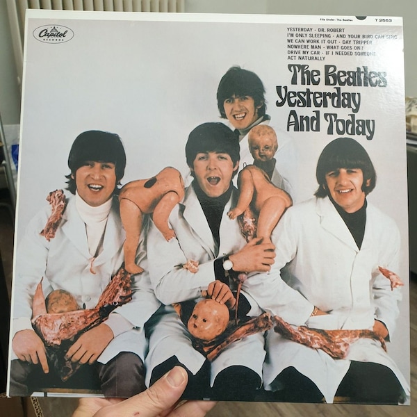The Beatles ""Yesterday and today"" butcher sleeve -  new reissue - red vinyl