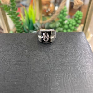 Vintage Sterling Silver Signet Ring with Initials "O" for Women/Child Size 5 1/2