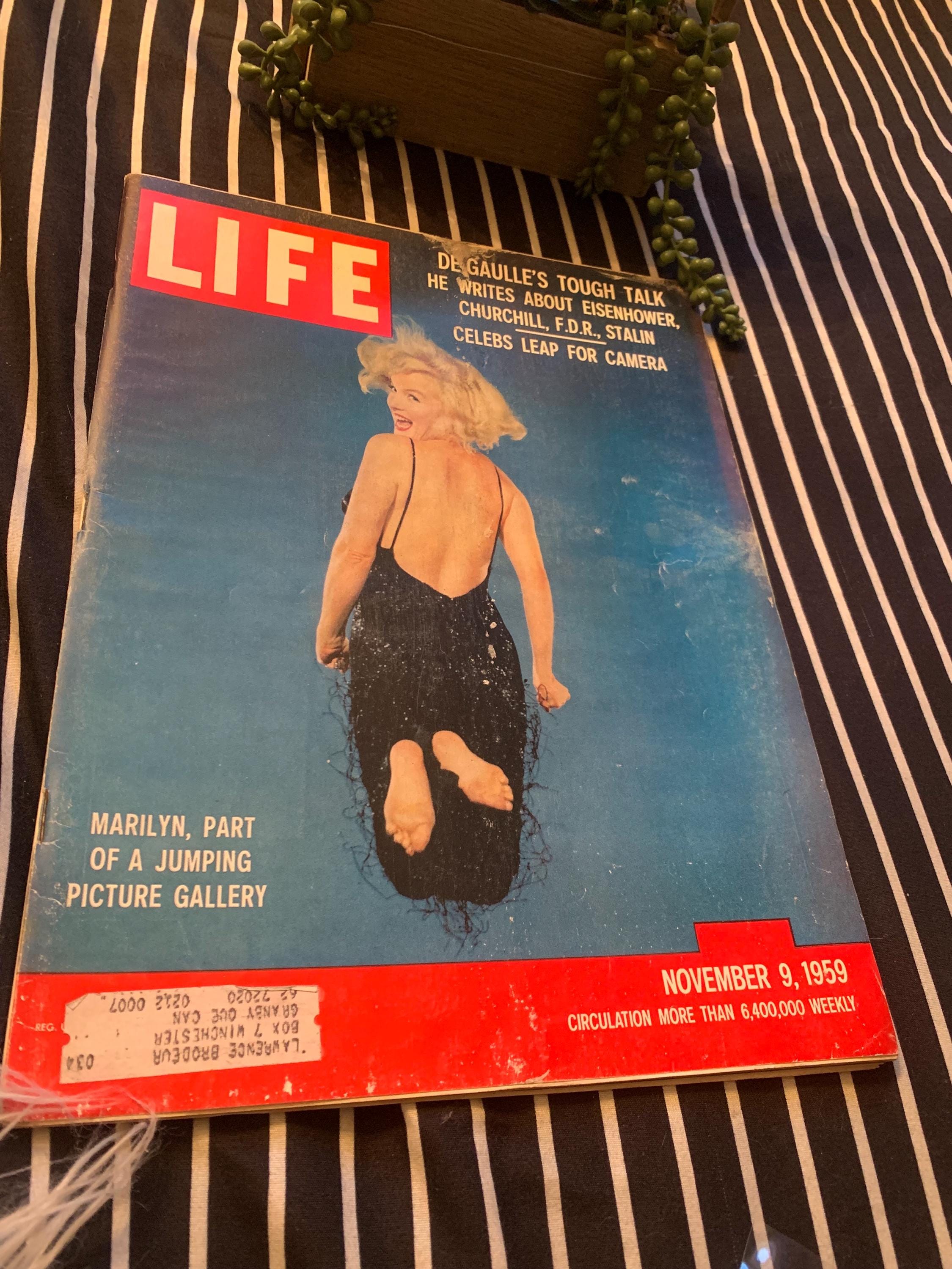 Life September 1959 Original Vintage Magazine Marilyn Monroe, Gift