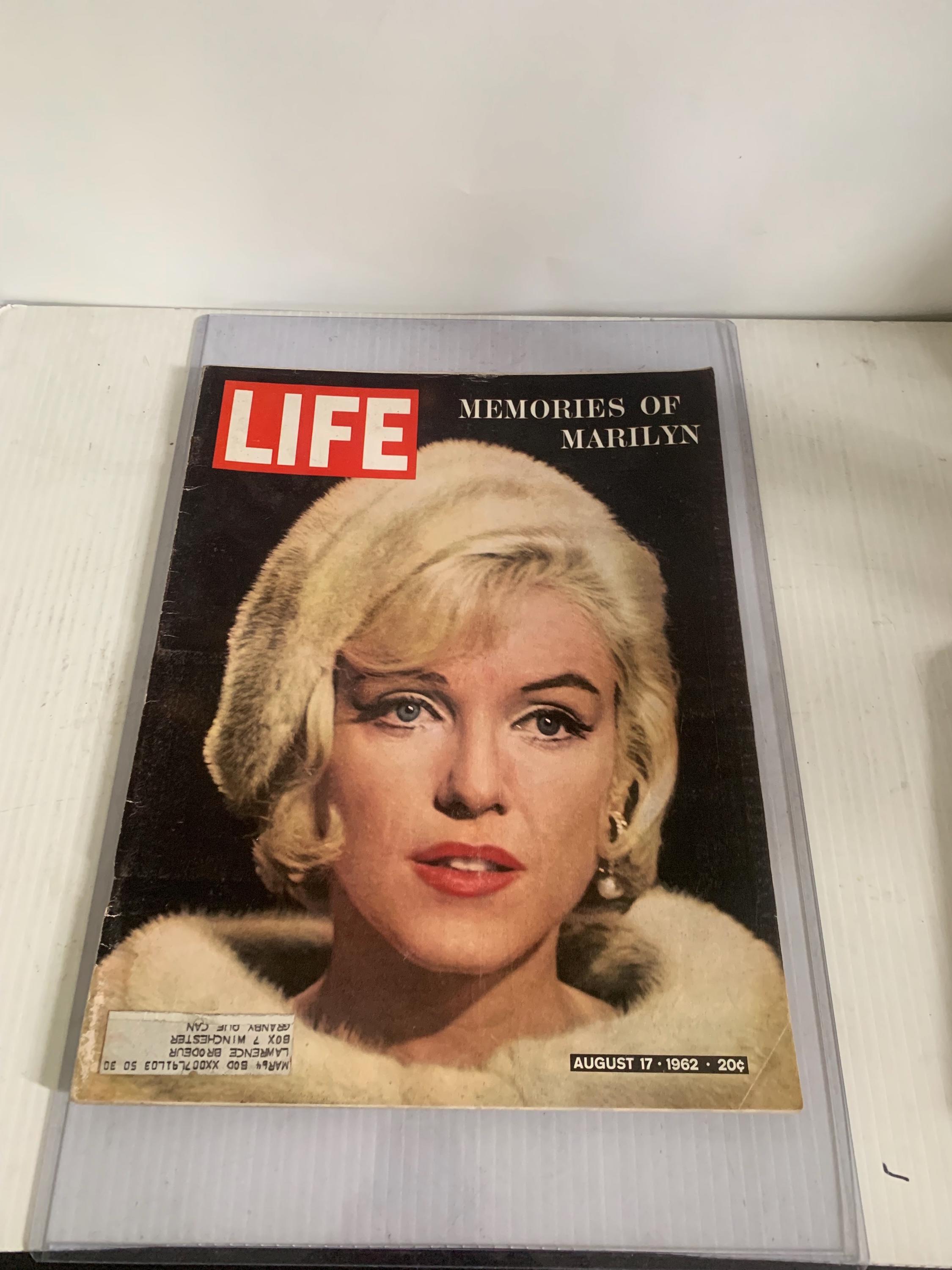 Marilyn Monroe Life Magazine August 17, 1962 - Marilyn Memories - Etsy