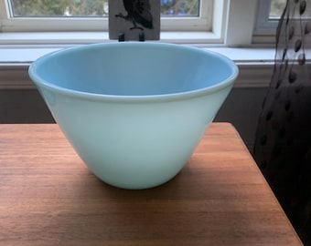 Vintage Fire King Delphite Blue 7 1/2 Mixing Bowl