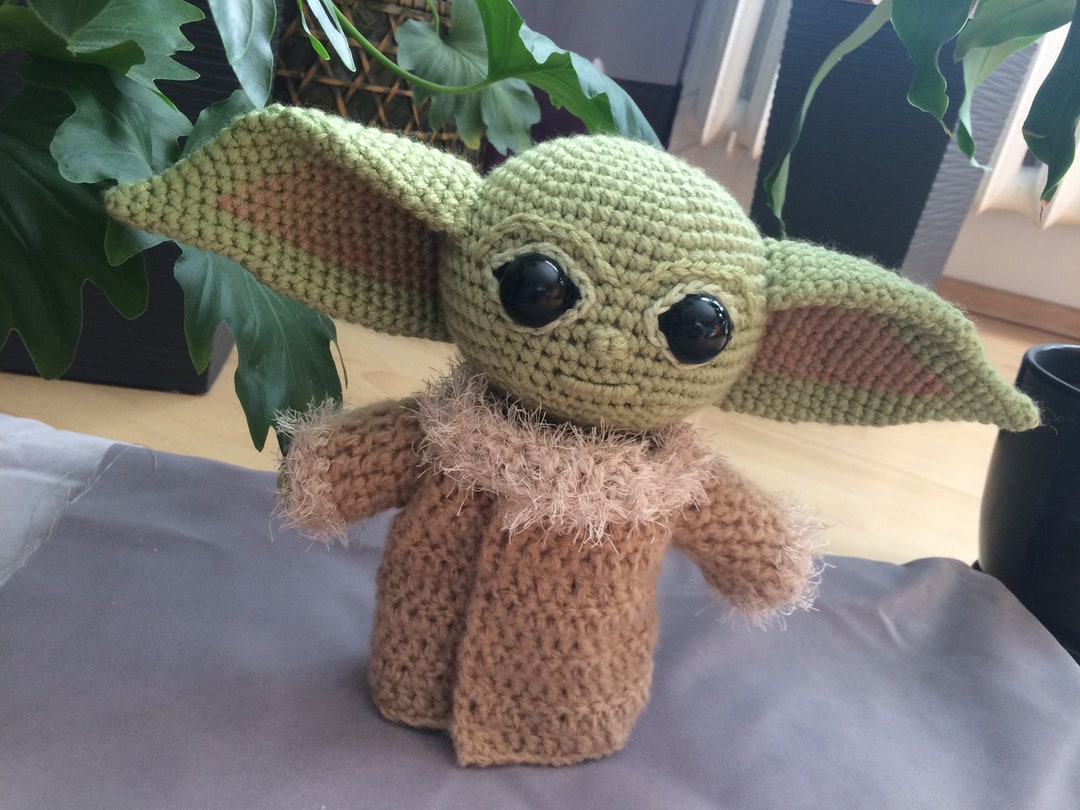 Crochet Grogu Star Wars Crochet Baby Yoda for Fan of Star Etsy