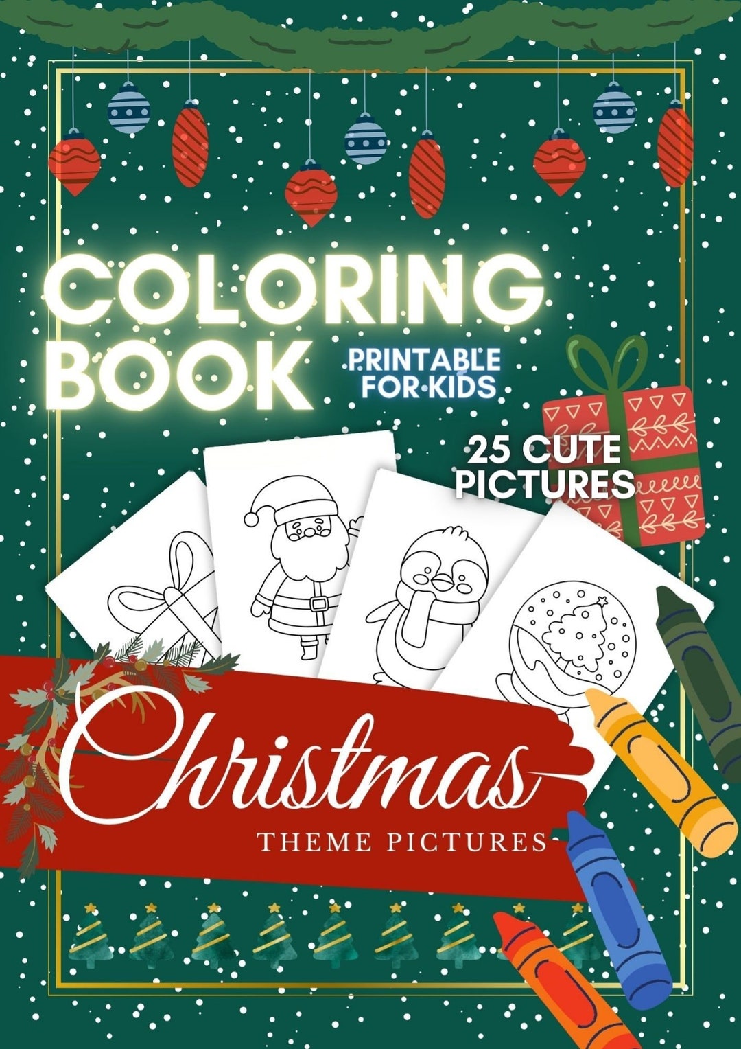 Christmas Coloring Book Printable - Il 1080xN.5455209853 776b 