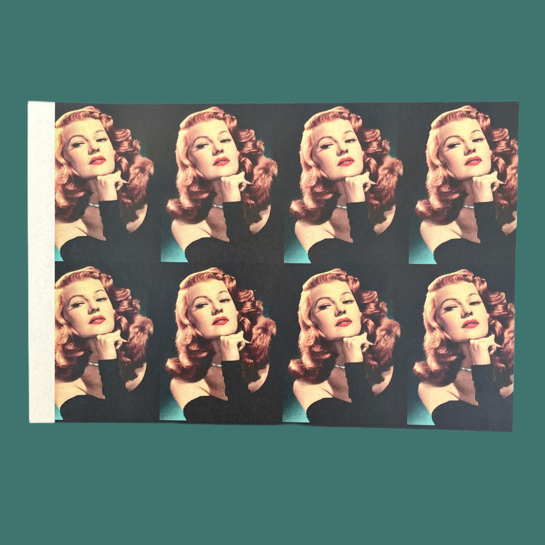 Rita Hayworth Water Transfer Sheet for Polymer Clay Soluble Etsy