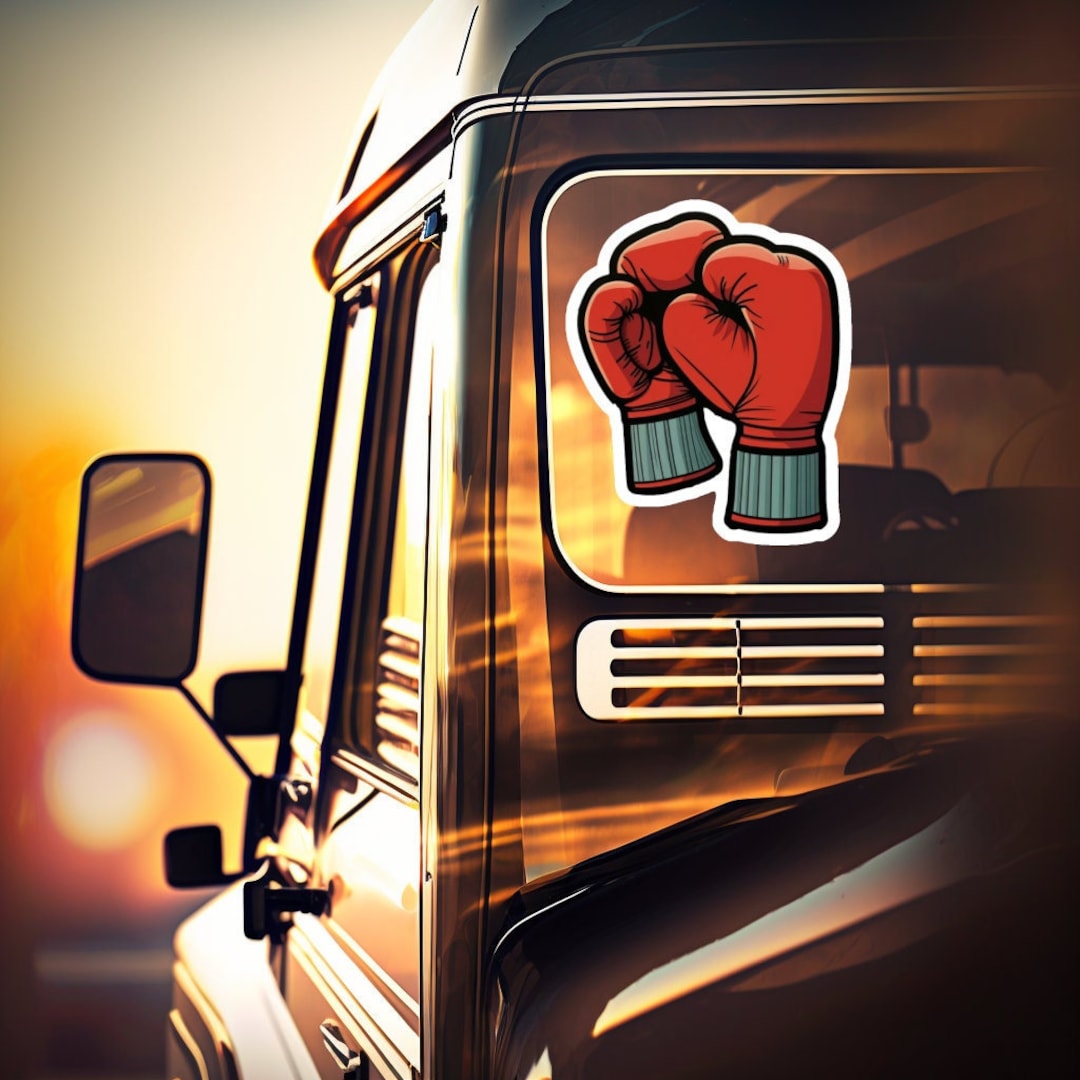 Boxing Gloves Die-cut Sticker Laptop Sticker Water Bottle Sticker Car ...