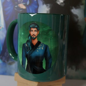 Mugs Personnages TACEO : Nivalis, Iras, Akris, Vorago et Aethera VORAGO (mug vert)