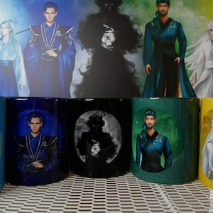 Mugs Personnages TACEO : Nivalis, Iras, Akris, Vorago et Aethera image 1