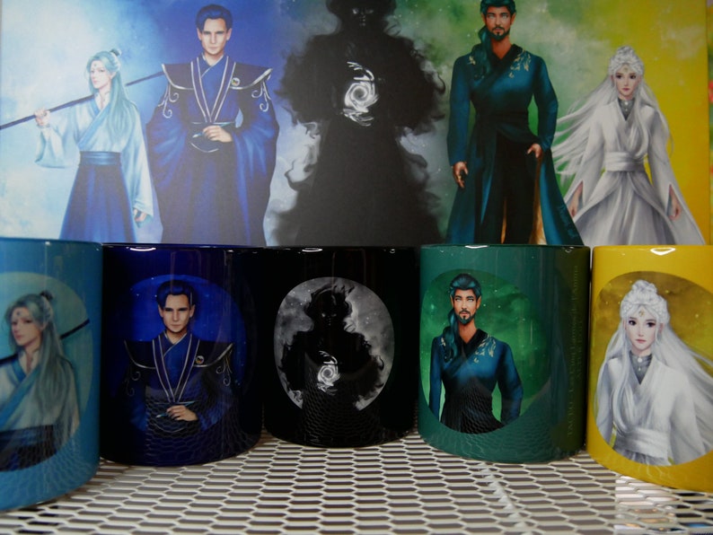 Mugs Personnages TACEO : Nivalis, Iras, Akris, Vorago et Aethera image 1