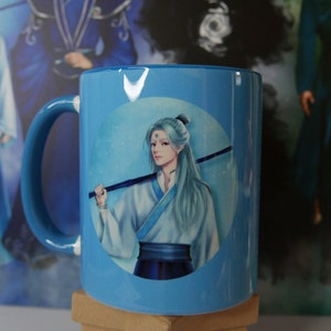 Mugs Personnages TACEO : Nivalis, Iras, Akris, Vorago et Aethera NIVALIS (bleu ciel)