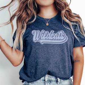 Wildcats Shirt,Teacher T-Shirt,Wildcat T Shirt,Unisex Tee,Team Mascot Shirt,Wildcats Football,Game Day Tee,Wildcats School Spirit