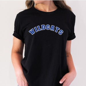 Wildcats Shirt,Teacher T-Shirt,Wildcat T Shirt,Unisex Tee,Team Mascot Shirt,Wildcats Football,Game Day Tee,Wildcats School Spirit