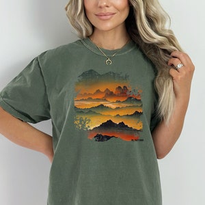 Mountain Shirt,Nature Lovers Gift, Comfort Colors Shirt,Adventure Awaits TShirt,Mothers Day Gift,Camping Shirt,Nature Lover Shirt