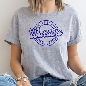 Warriors Shirt,Teacher T-Shirt,Retro Warriors T Shirt,Unisex Tee,Warriors Shirts for Her,Sports Graphic Tee,Shirts for Women,Gift for Her