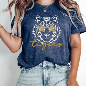 Tigers Shirt, Preppy Tigers Shirt, Tigers Spirit Shirt, Tigers Football, Tiger Mascot Shirt, Tigers Fan Shirt, Tigers School Spirit Tee